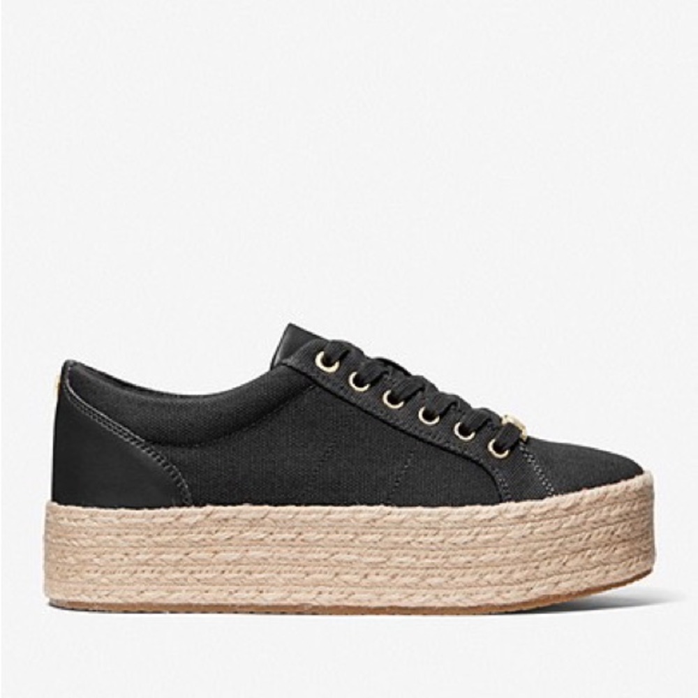 MICHAEL Michael Kors Libby Cotton Canvas Platform Sneaker